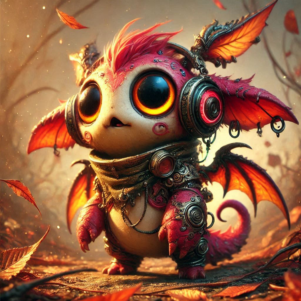 adorable fairy-tale fantasy creature portrait..