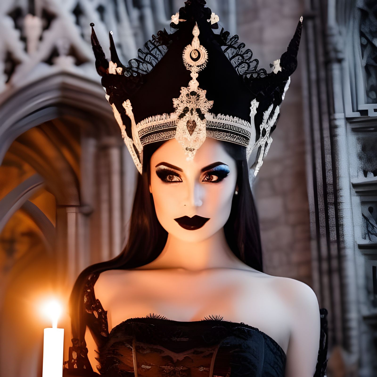 Gothic Queen - AI Generated Artwork - NightCafe Creator