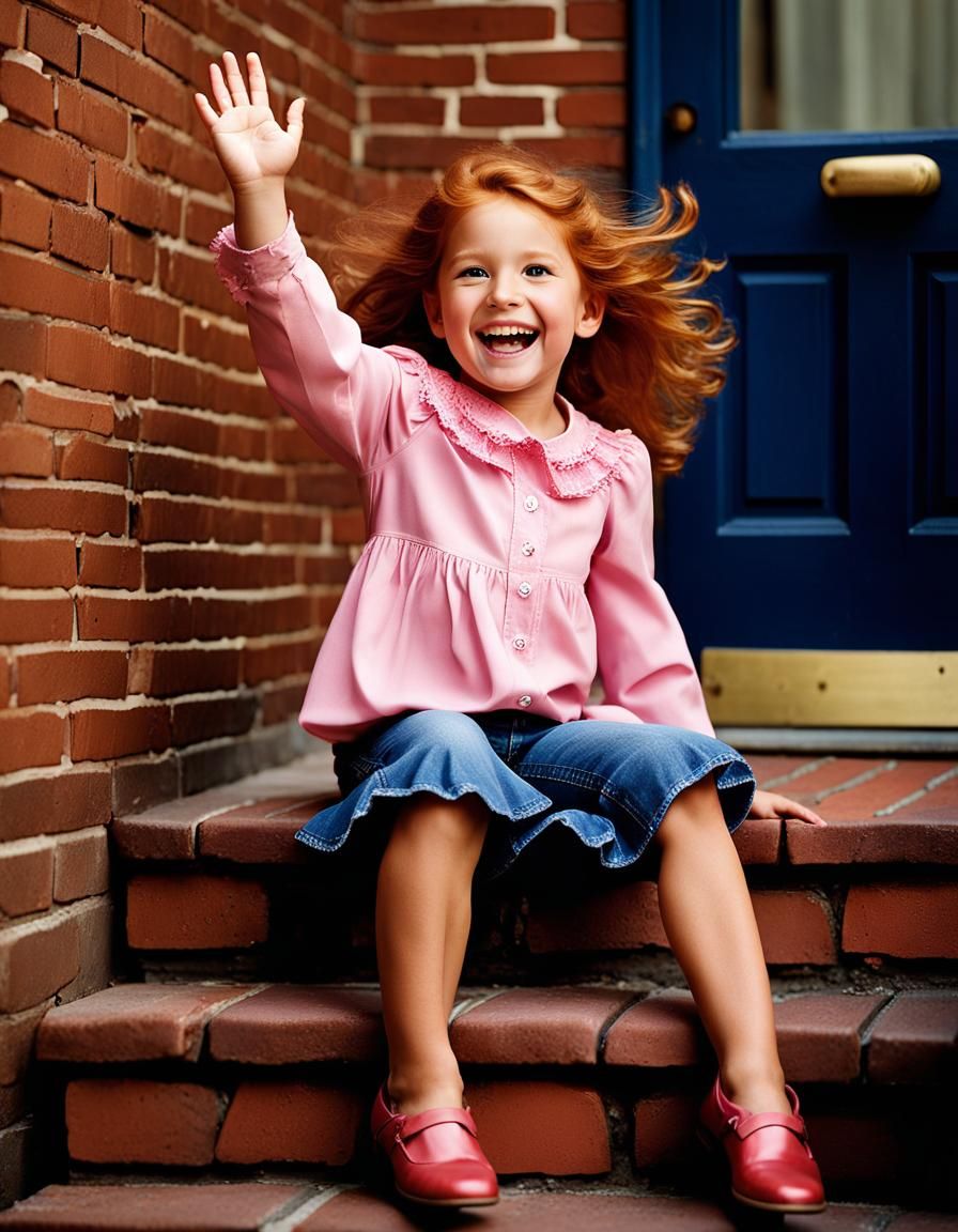 Waving to a Friend across the Street