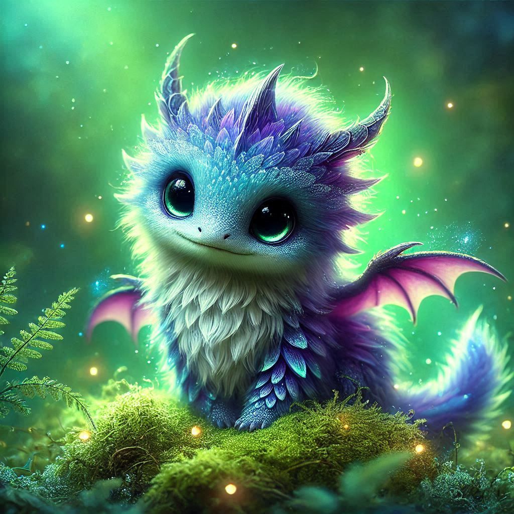 cute baby dragon.