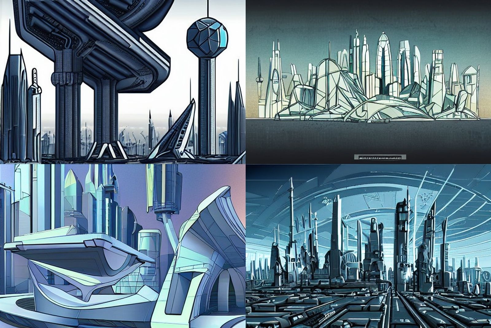 sci fi city