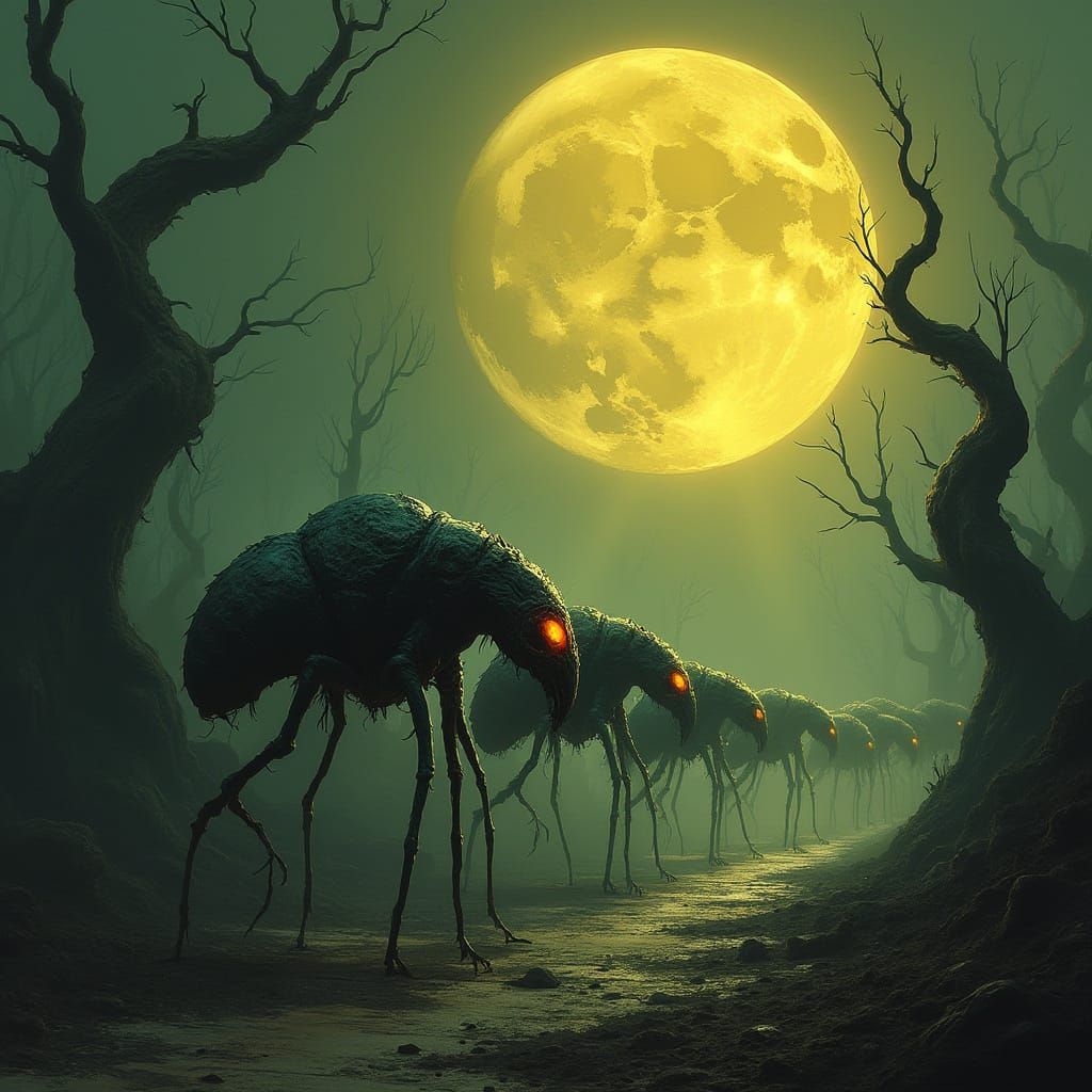 Dark Realm of Twisted Ants and Mutated Creatures