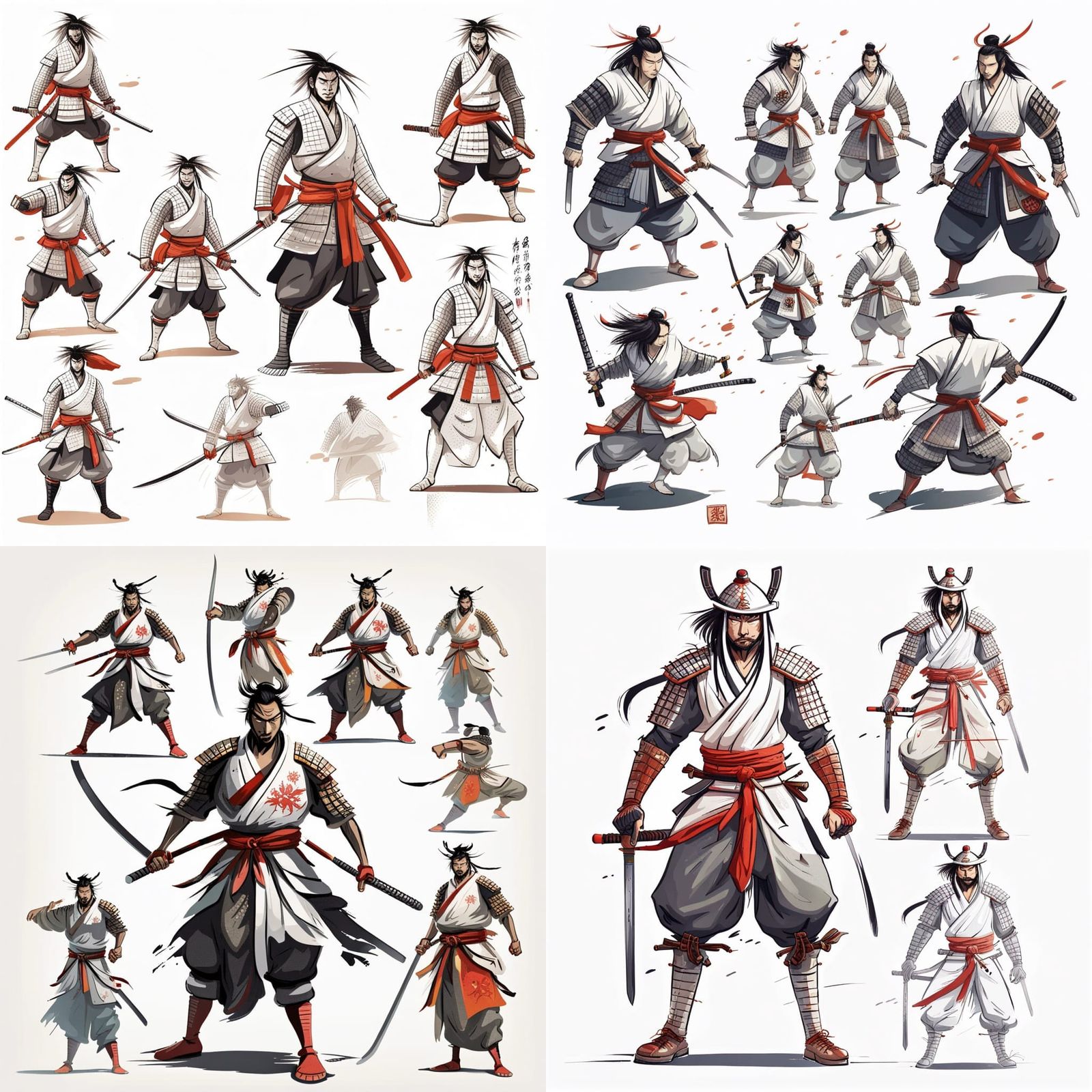 Brave Samurai concept art