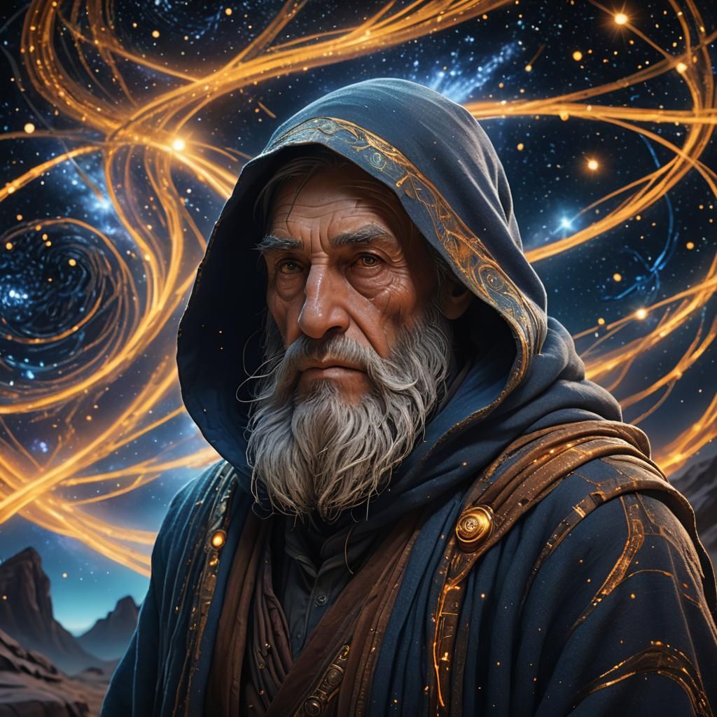 Hermit tarot galactic timeline pondering sauntering enlighte...