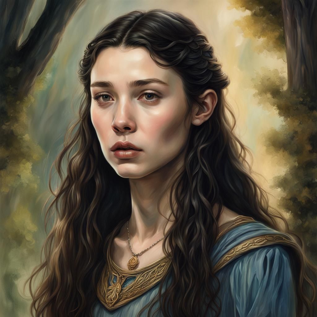 Astrid Berges Frisbey as Luthien Tinuviel following the J.R.R. Tolkien ...