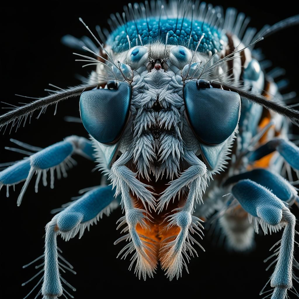 Close-up - tiger mosquito  by @Jose Eduardo Cruz