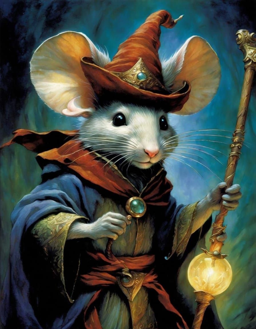 Mouse Sorcery  by @Shlucky