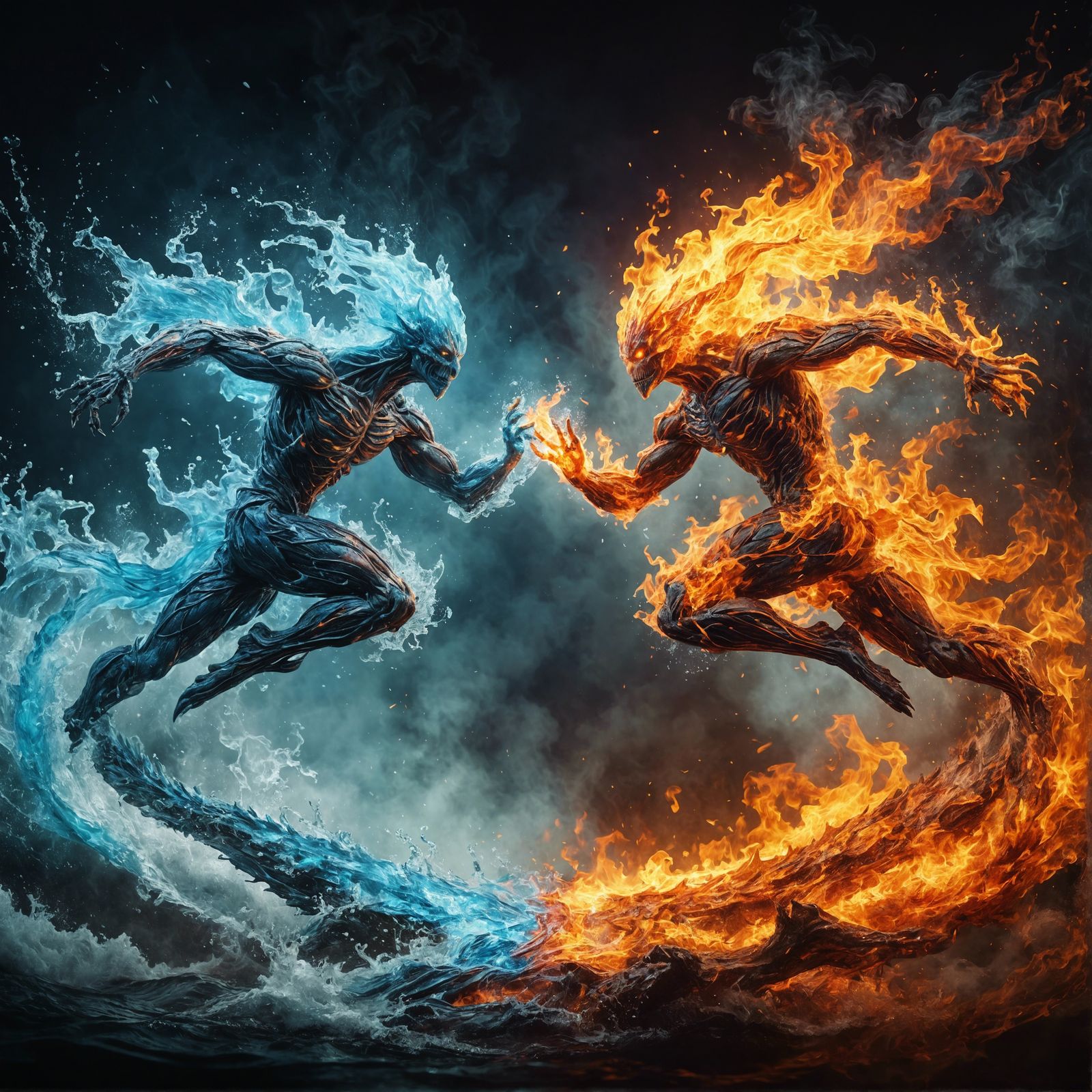 Clash of Elements - Fire & Water