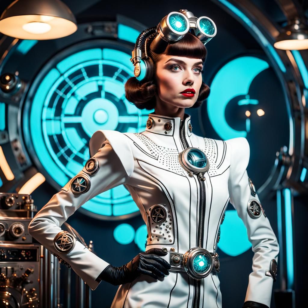 Atompunk Woman - AI Generated Artwork - NightCafe Creator