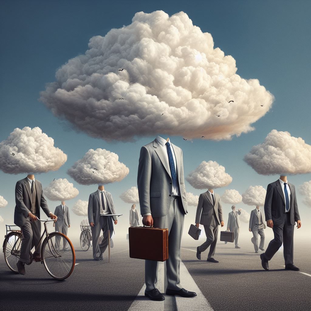 Avoir la tête dans les nuages - To have the head in the clouds