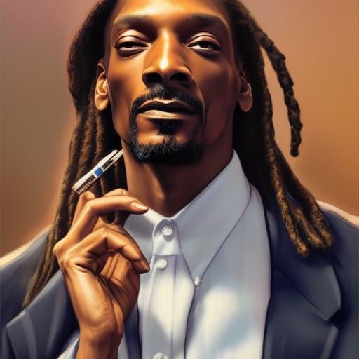 Snoop Dogg smoking - AI Generated Artwork - NightCafe Creator