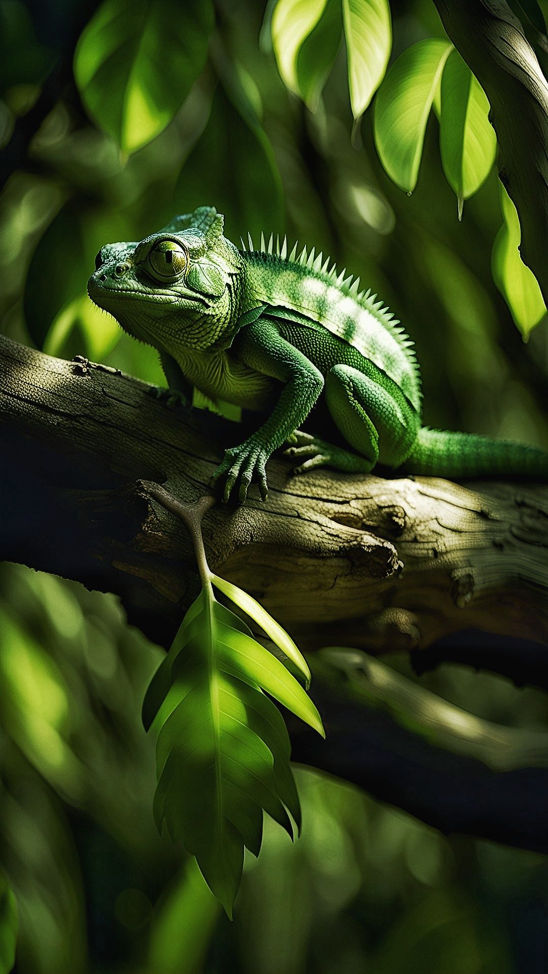 Portrait Of An Iguana