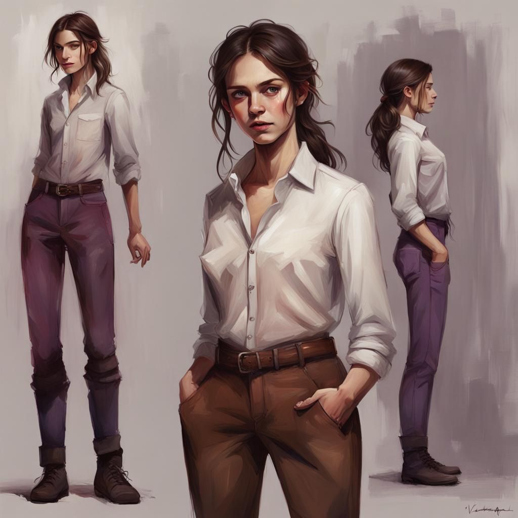 a full body photo of Mare Barrow from Red Queen by Victoria