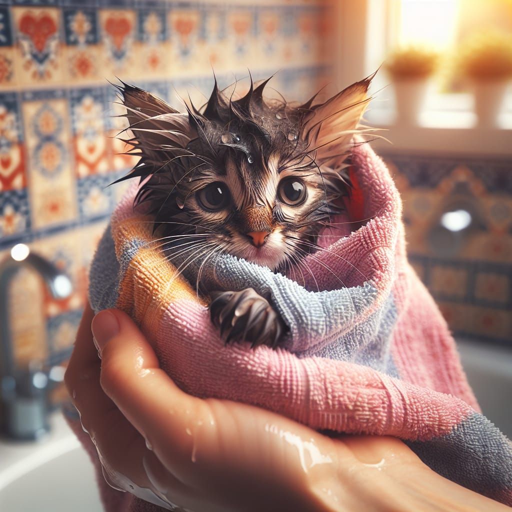 Bath training   by @Lourse 