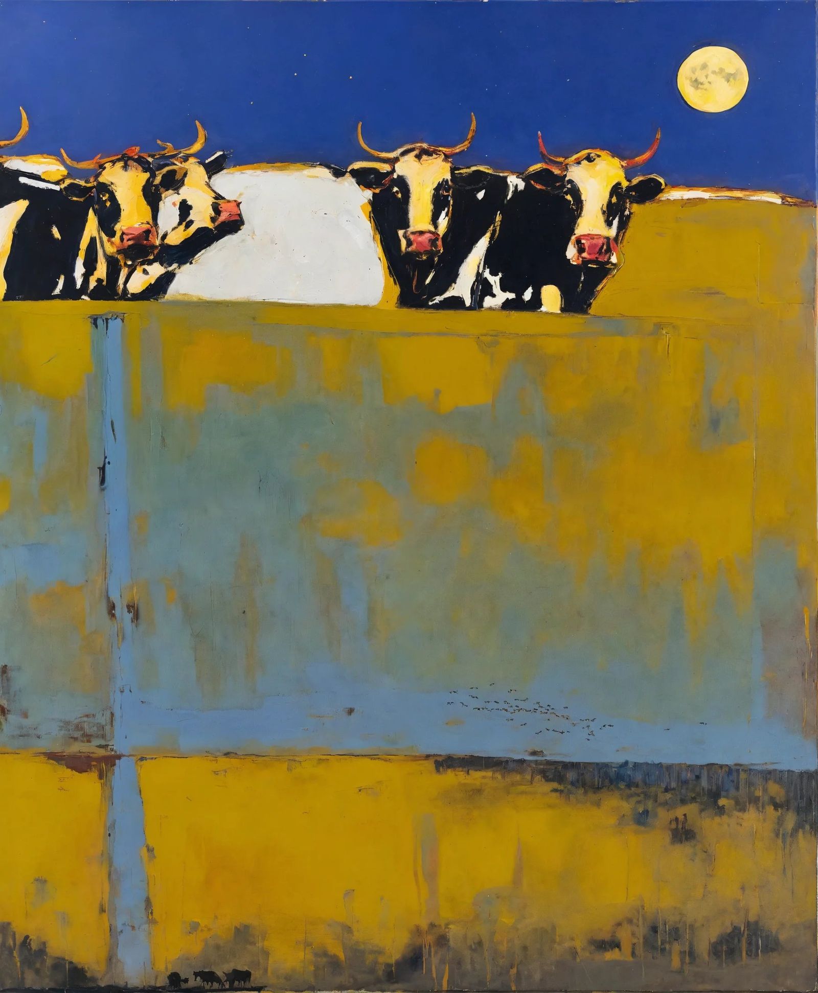 Moon and Cows