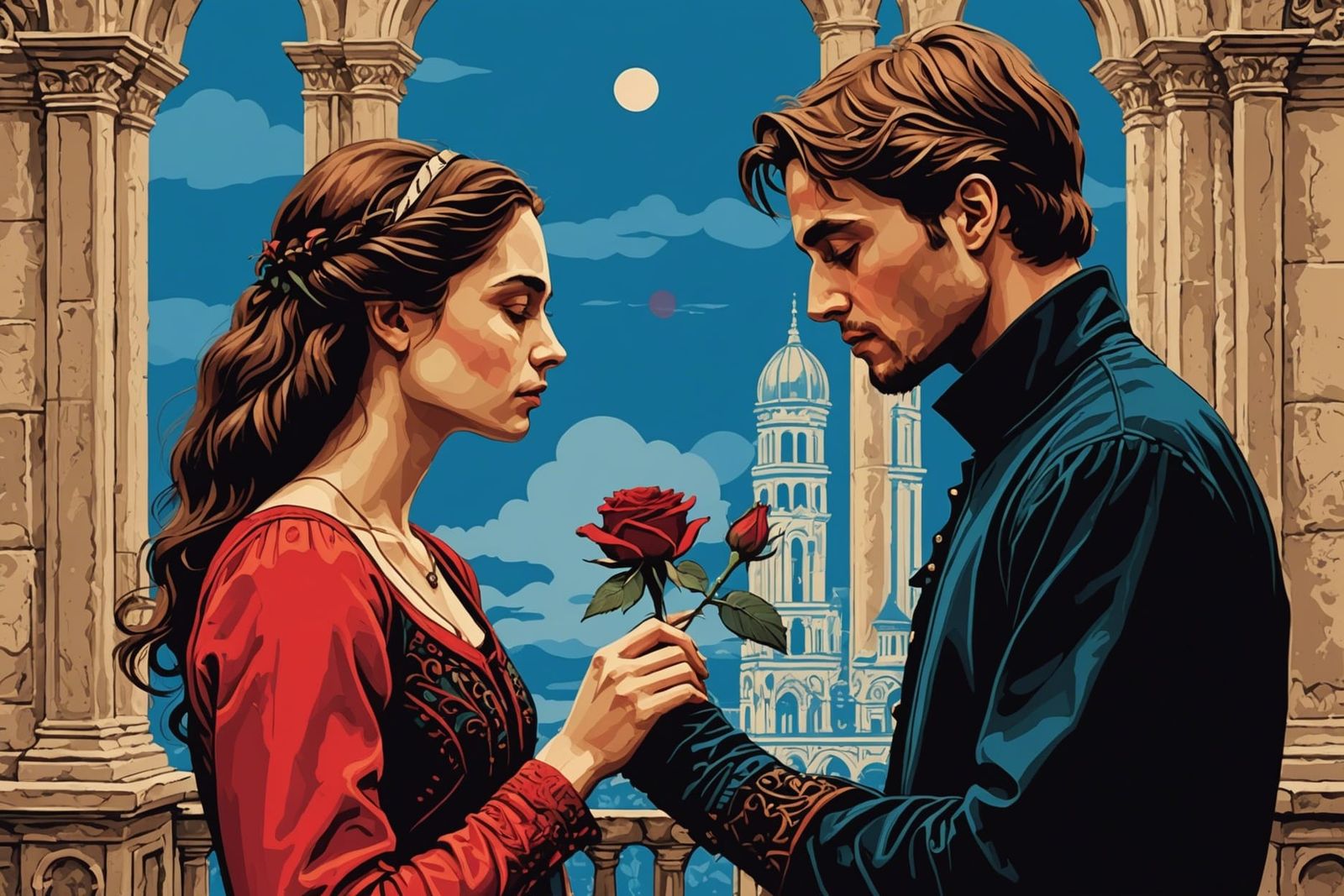 Romeo and Juliet - AI Generated Artwork - NightCafe Creator