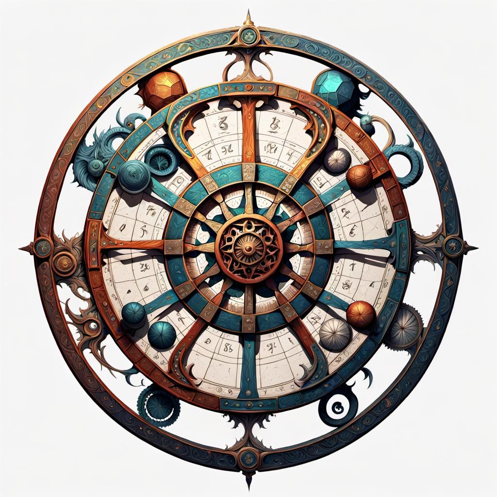 Astrology Clock - AI Generated Artwork - NightCafe Creator