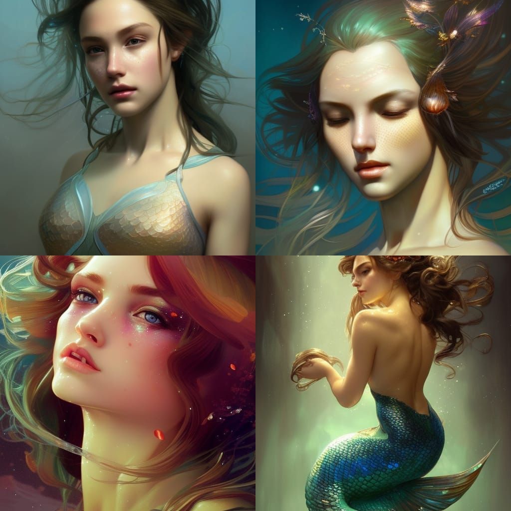 Mermaids Ai Generated Artwork Nightcafe Creator