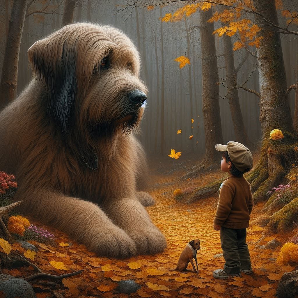 With My New Giant Friend 👍😁😜🐶