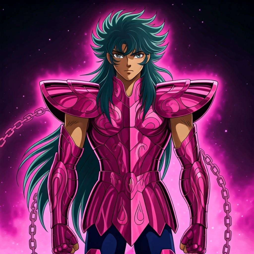 an 18 year old man, green hair, long and straight, black eyes, thin but