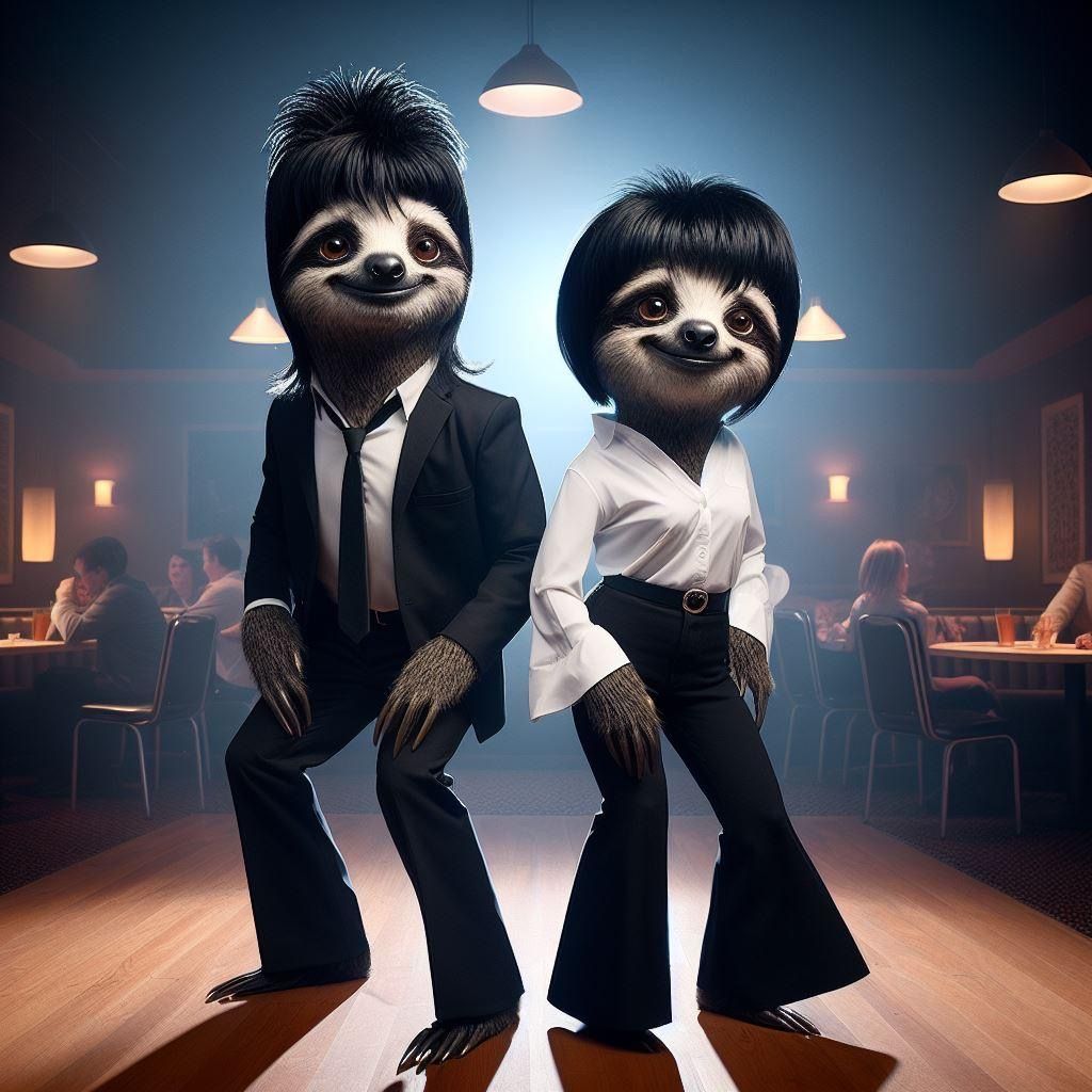 Uma Slothman and Sloth Travolta, Pulp Fiction