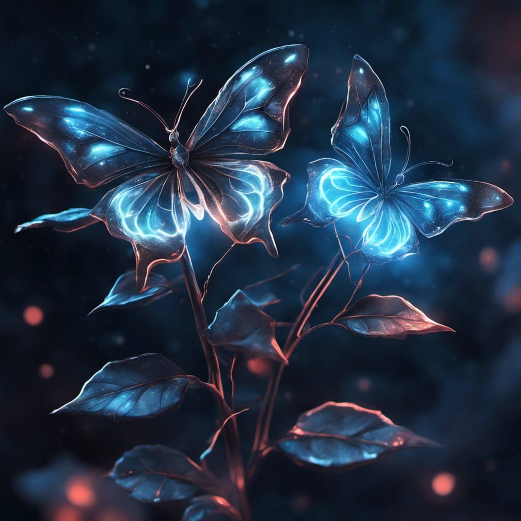 Butterfly flower   by @Raven 1_0