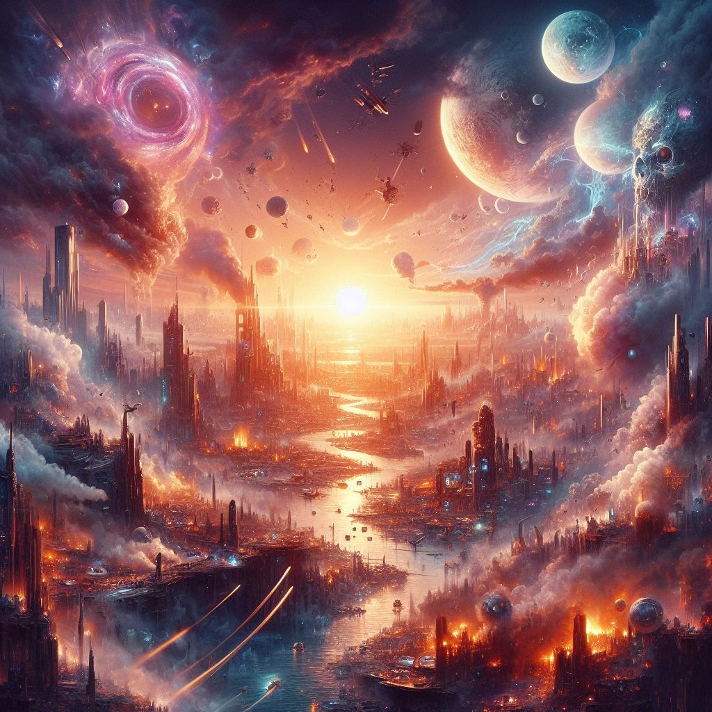 City in the middle of a war