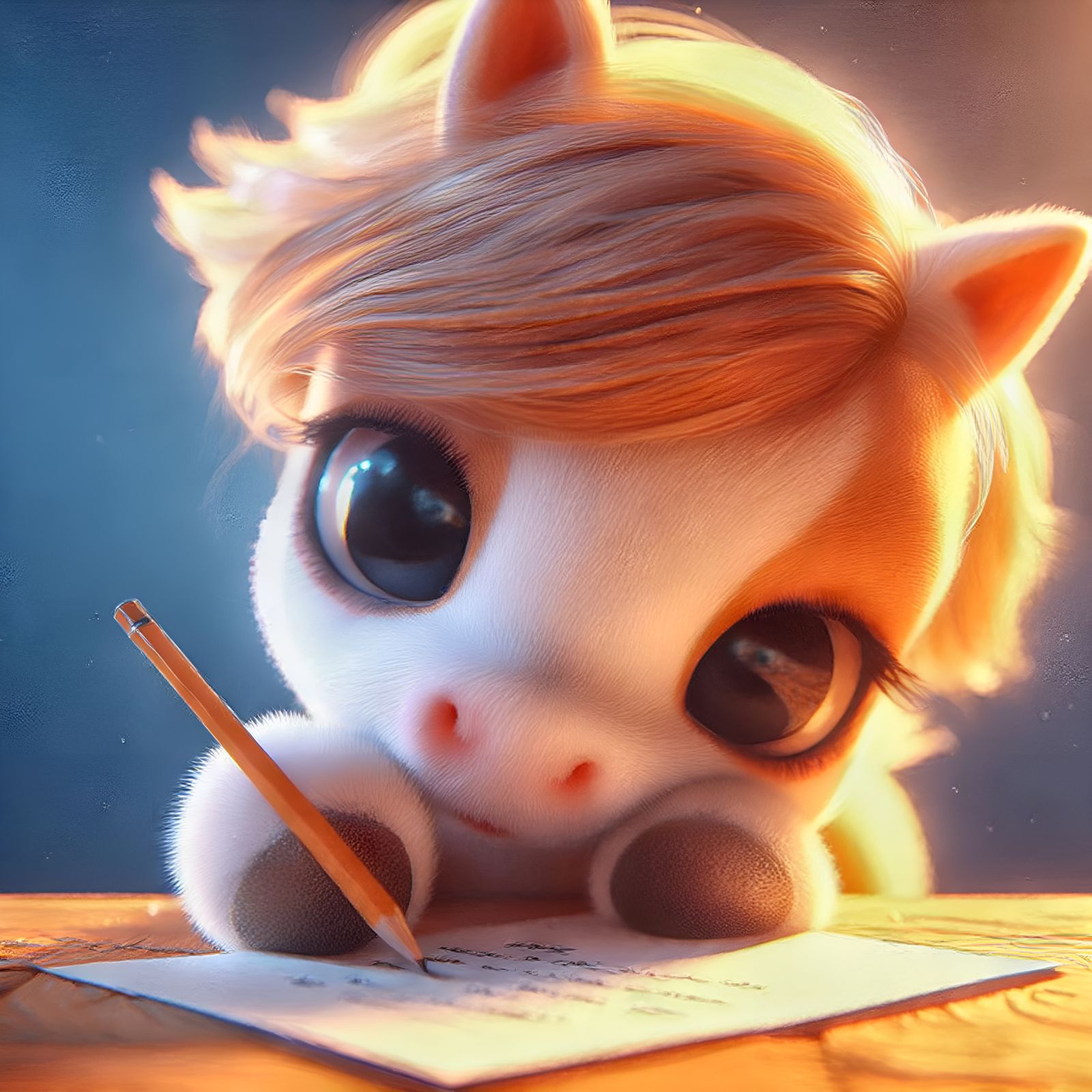 Horseback Writing (D3ST)