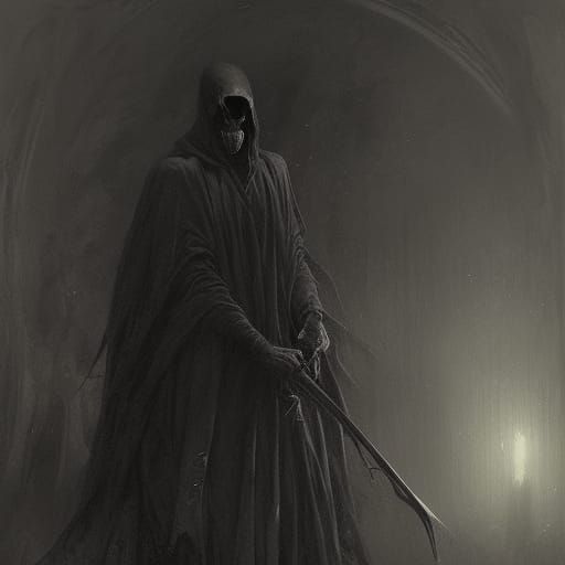 grim reaper - AI Generated Artwork - NightCafe Creator