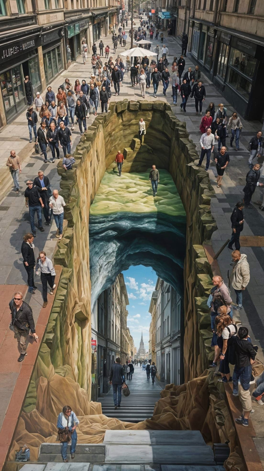 Surreal City Streets   by @Chief_Runs-with-scissors