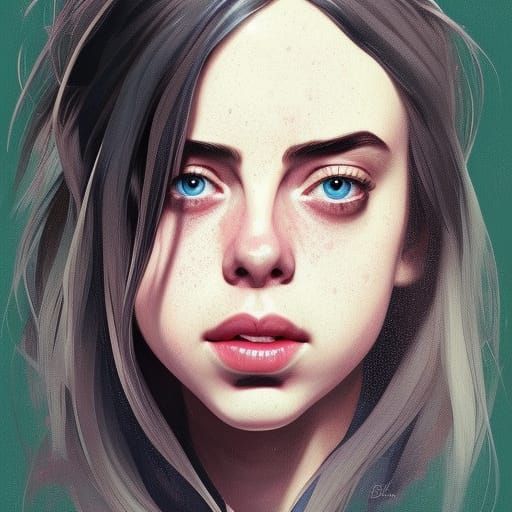 Billie Eilish - AI Generated Artwork - NightCafe Creator