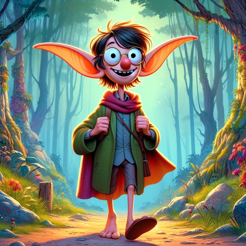 Still growing into his ears