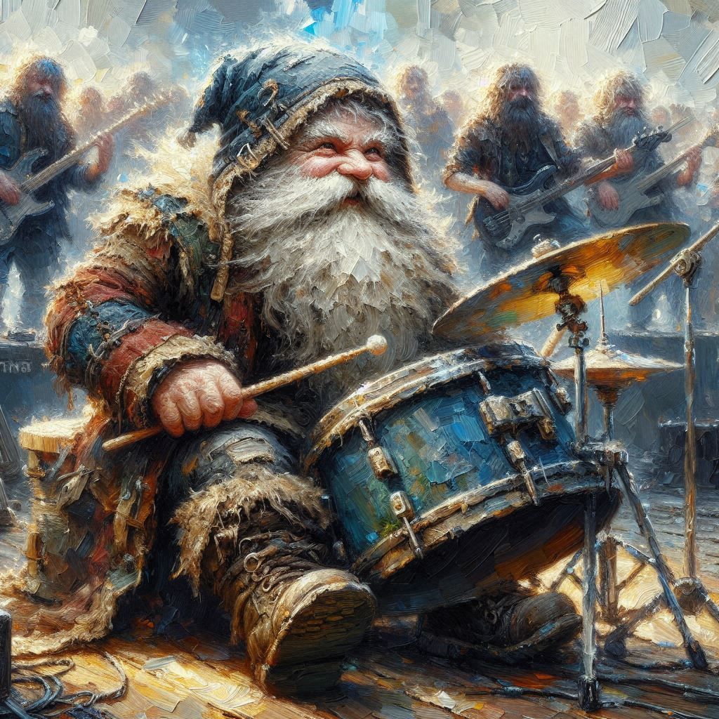 The drummer gets all the girls