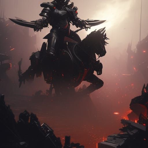 Sci-Fi Black Knight