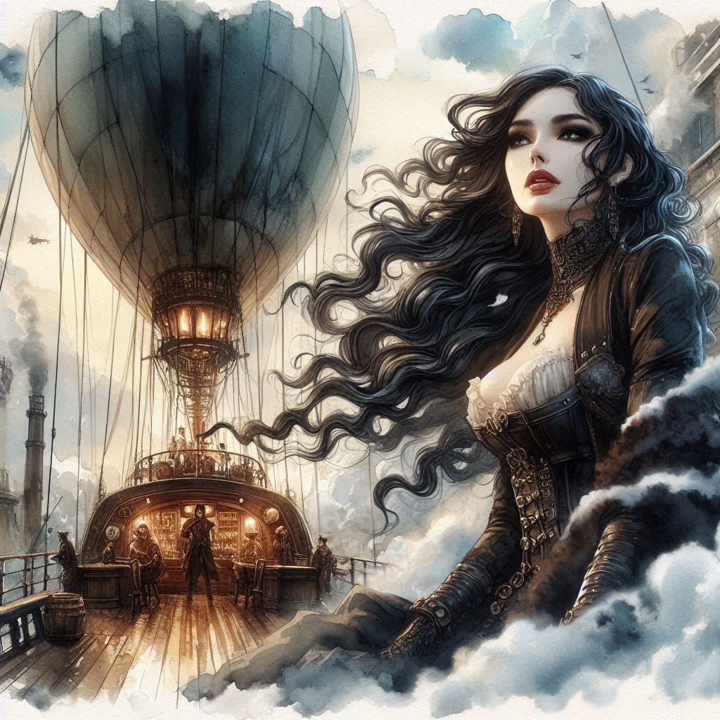 steampunk airship conductor 5