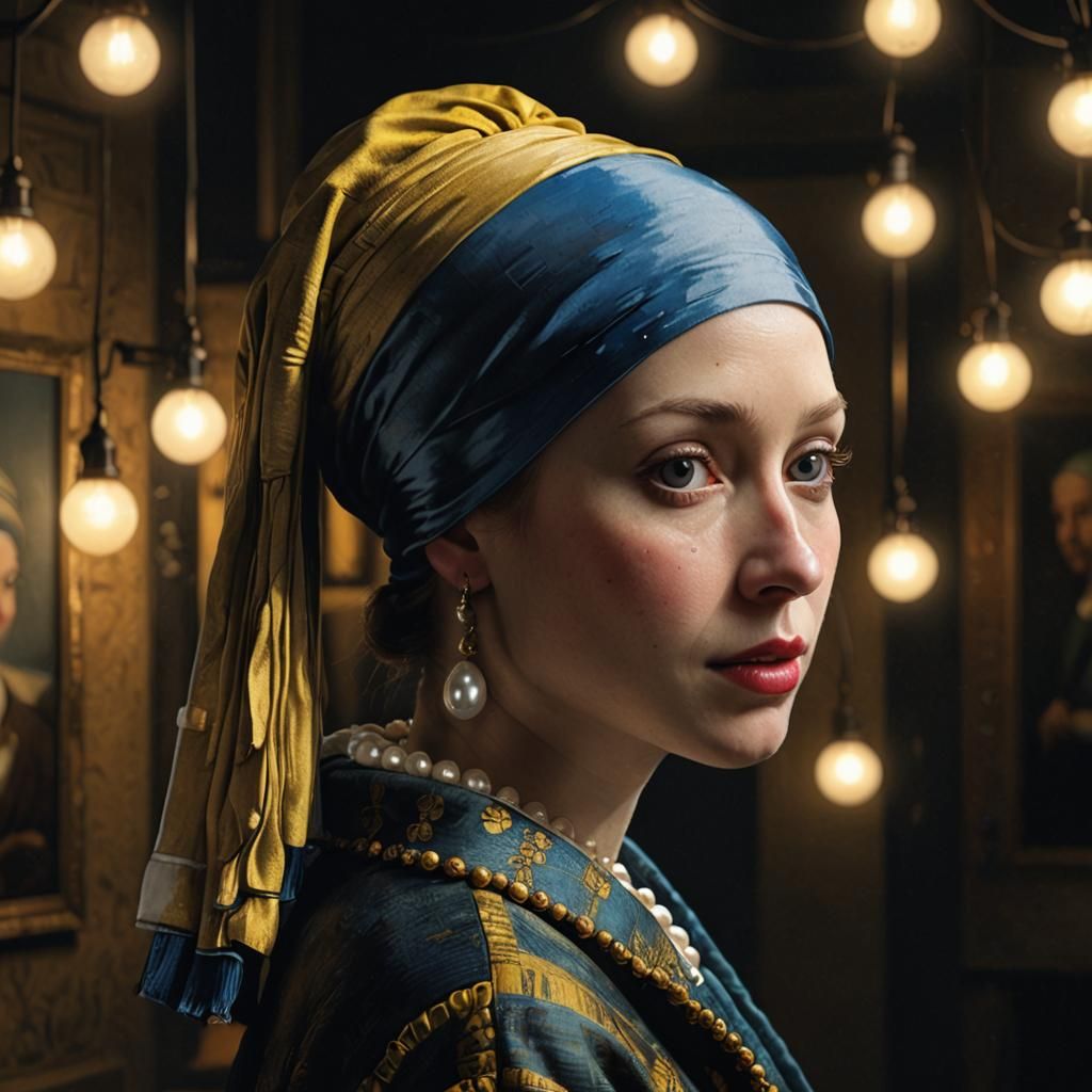 Jan Vermeer's "Girl with a pearl earring" in RL