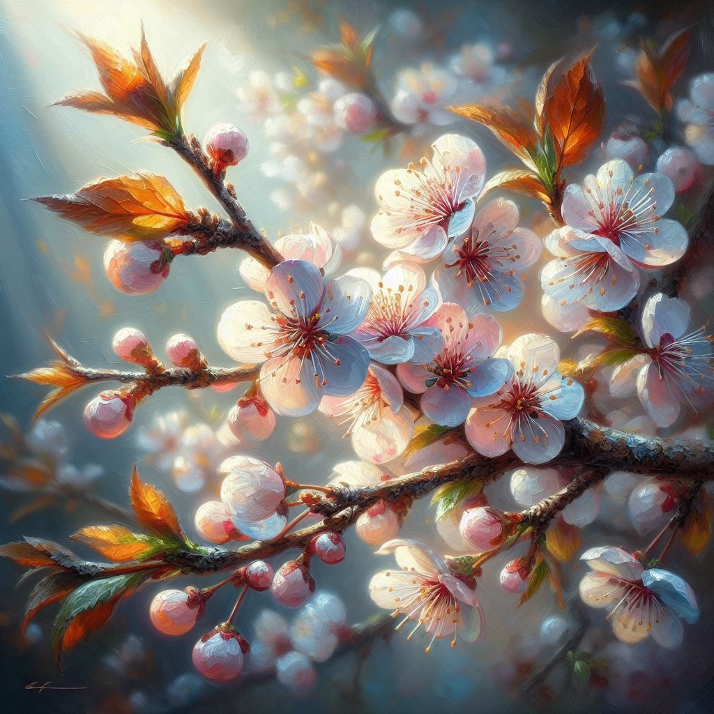 Blooming branch