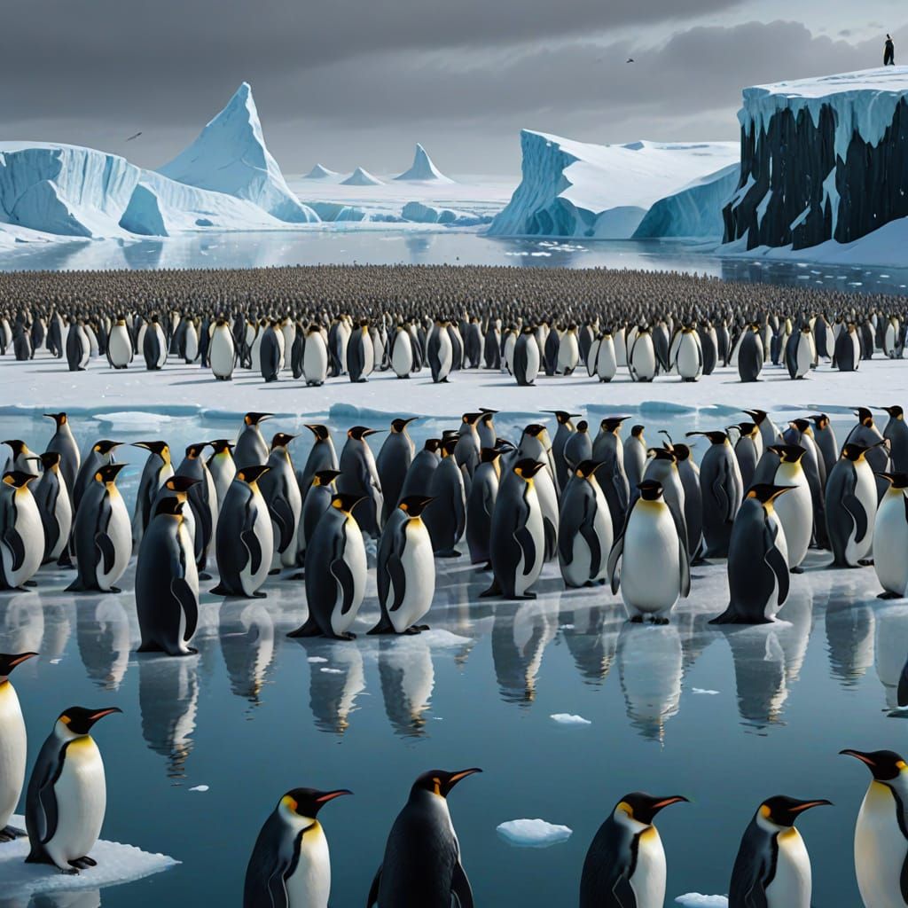 Flashmob in Antarctica....muahahahaaa