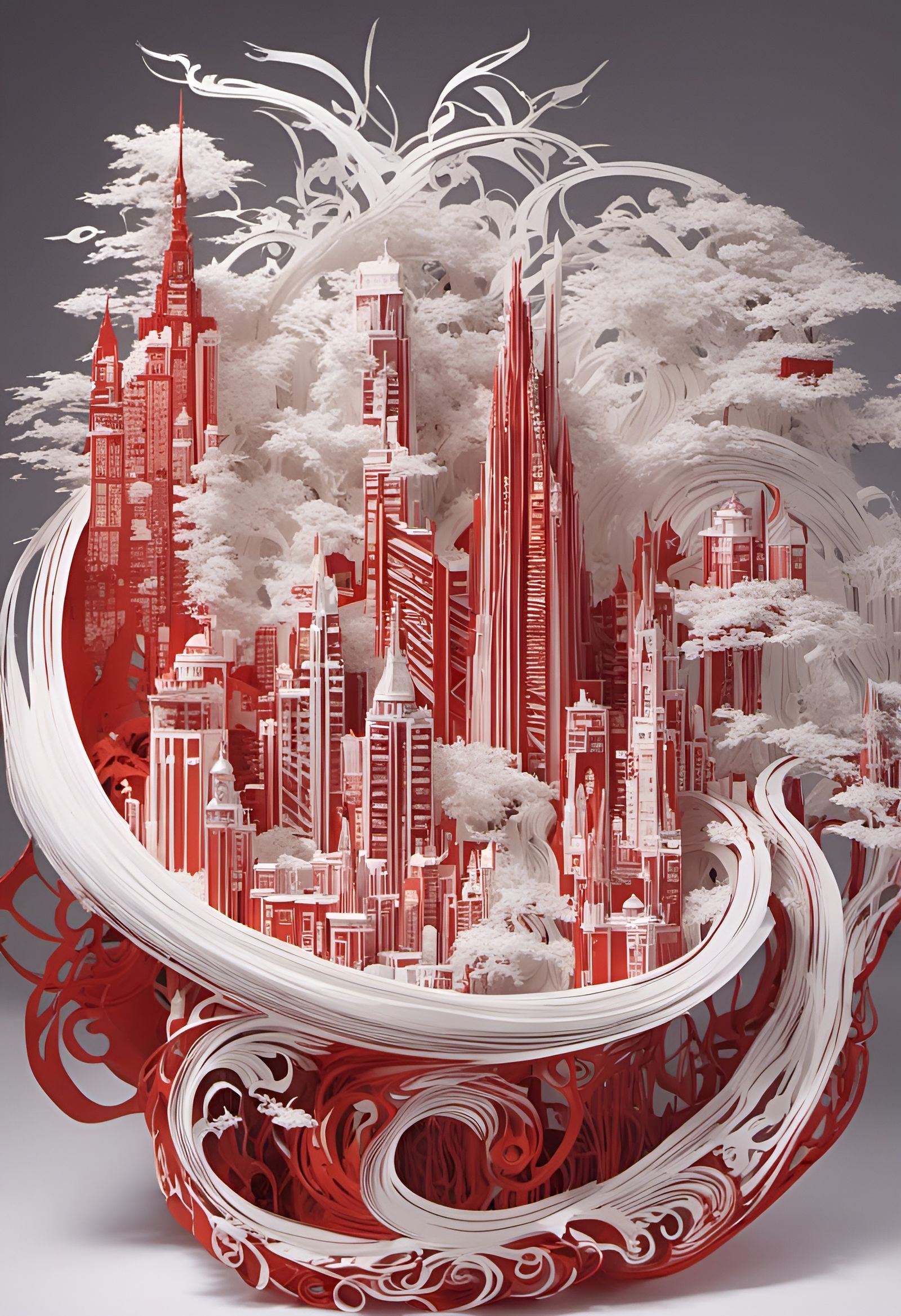 Skyscraper Skyline  by @Ballaberg