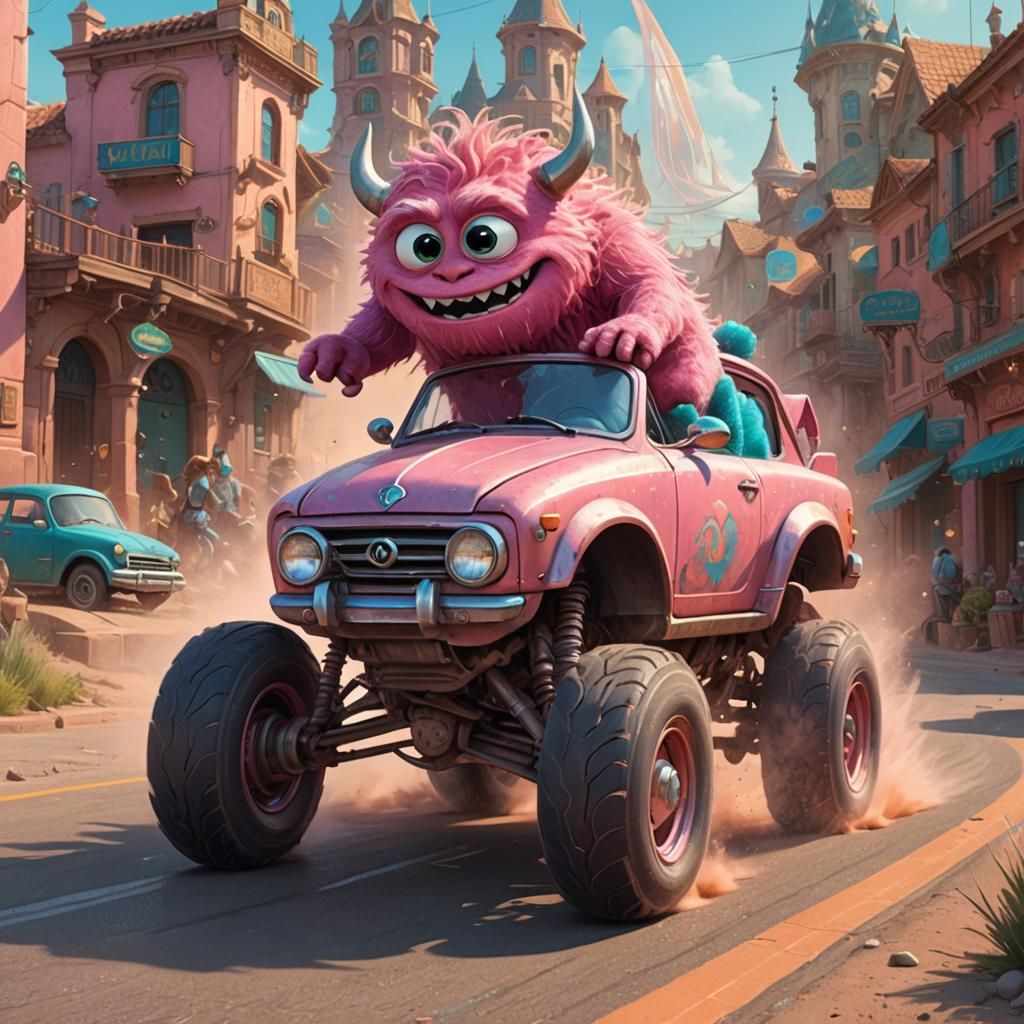 Monster Truck - AI Generated Artwork - NightCafe Creator