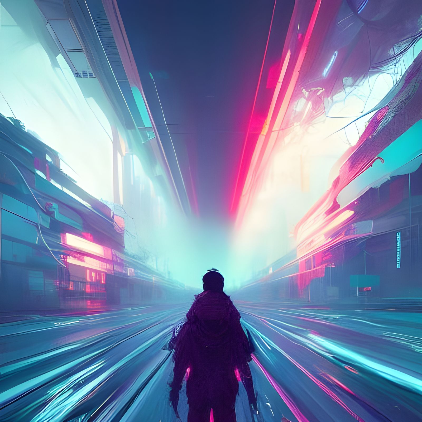 Sleep walking through time   by @The Shaper