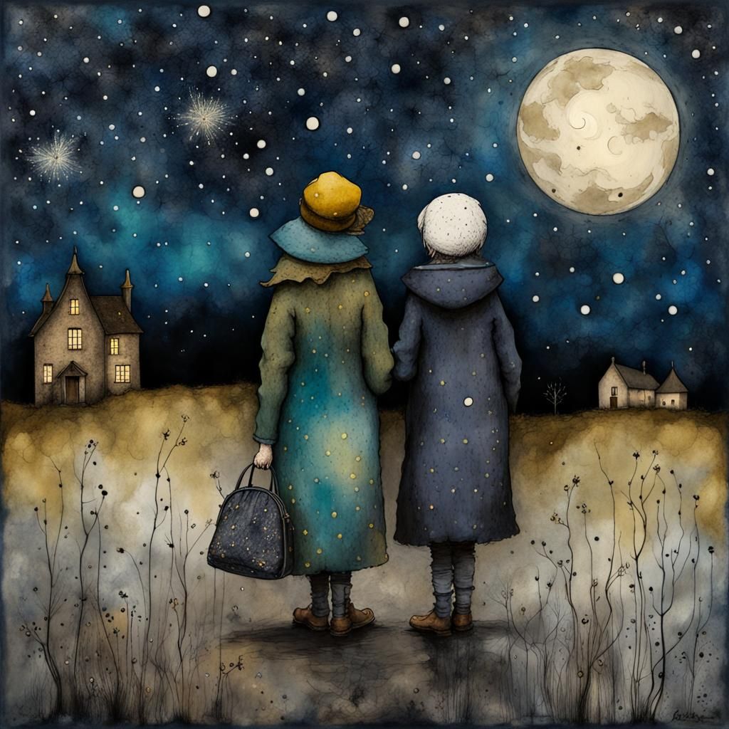 Friends at Night  by @Pigfarmer Jr