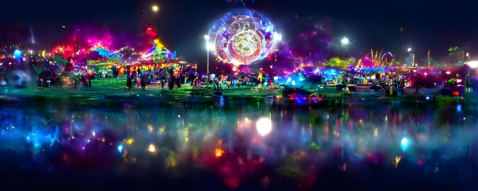 Cosmic Festival - AI Generated Artwork - NightCafe Creator