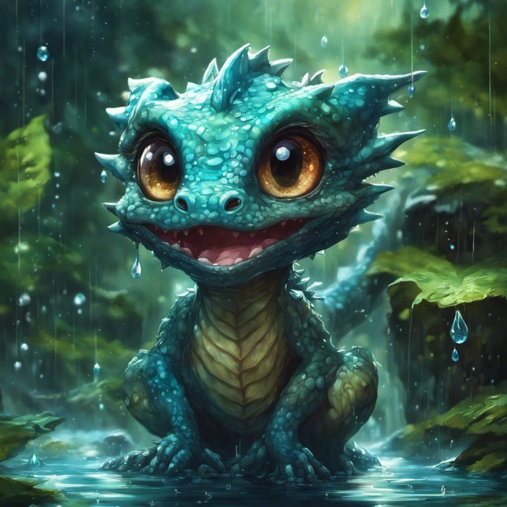 I just entered Rainy Day Dragon in the No-Theme Week Challenge