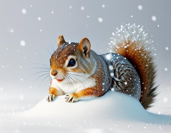 Snowbound Curiosity  by @lollipea
