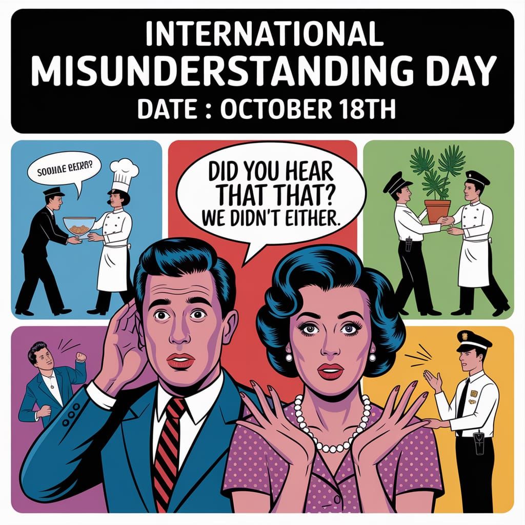 "International Misunderstanding Day"   by @Chief_Runs-with-scissors