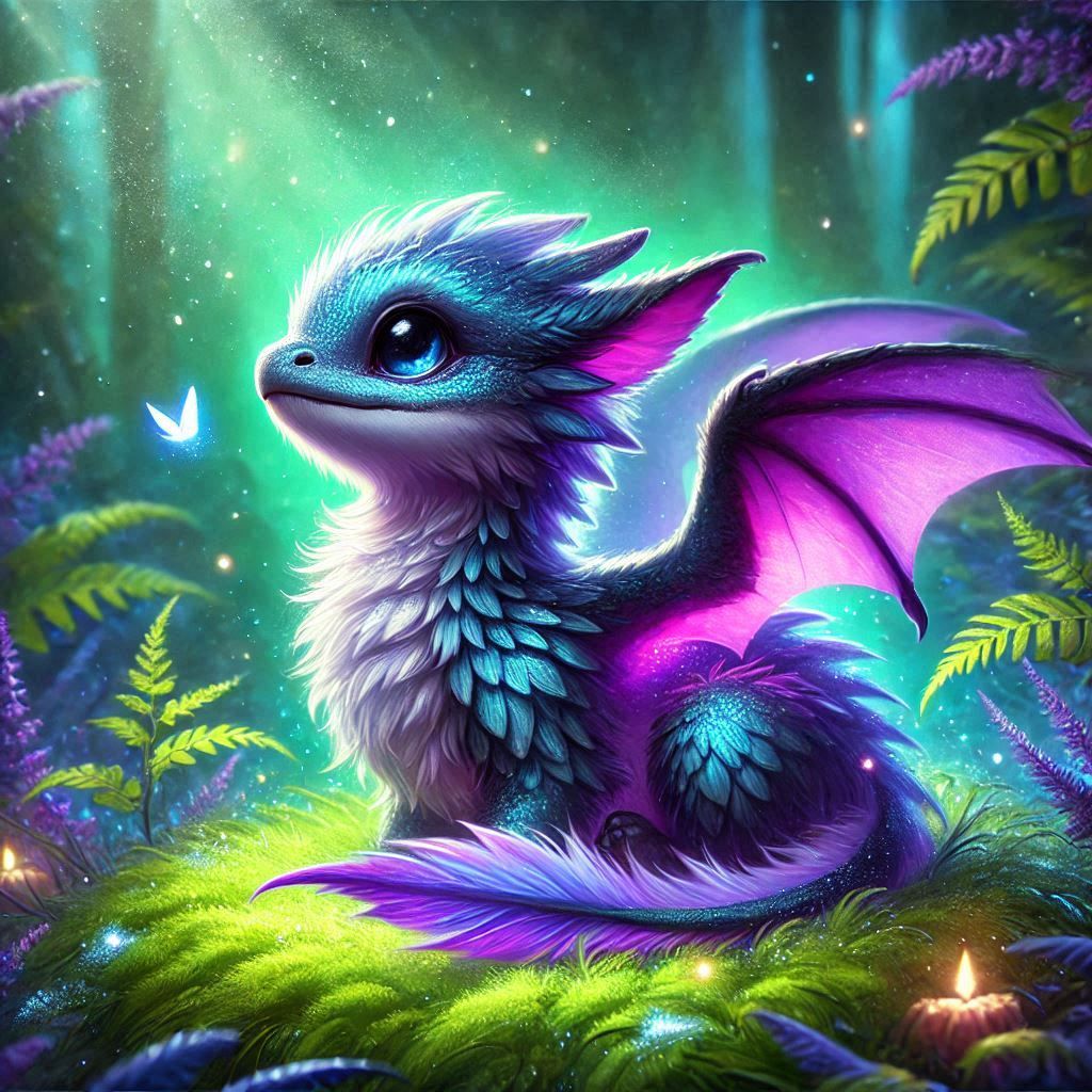 cute baby dragon.