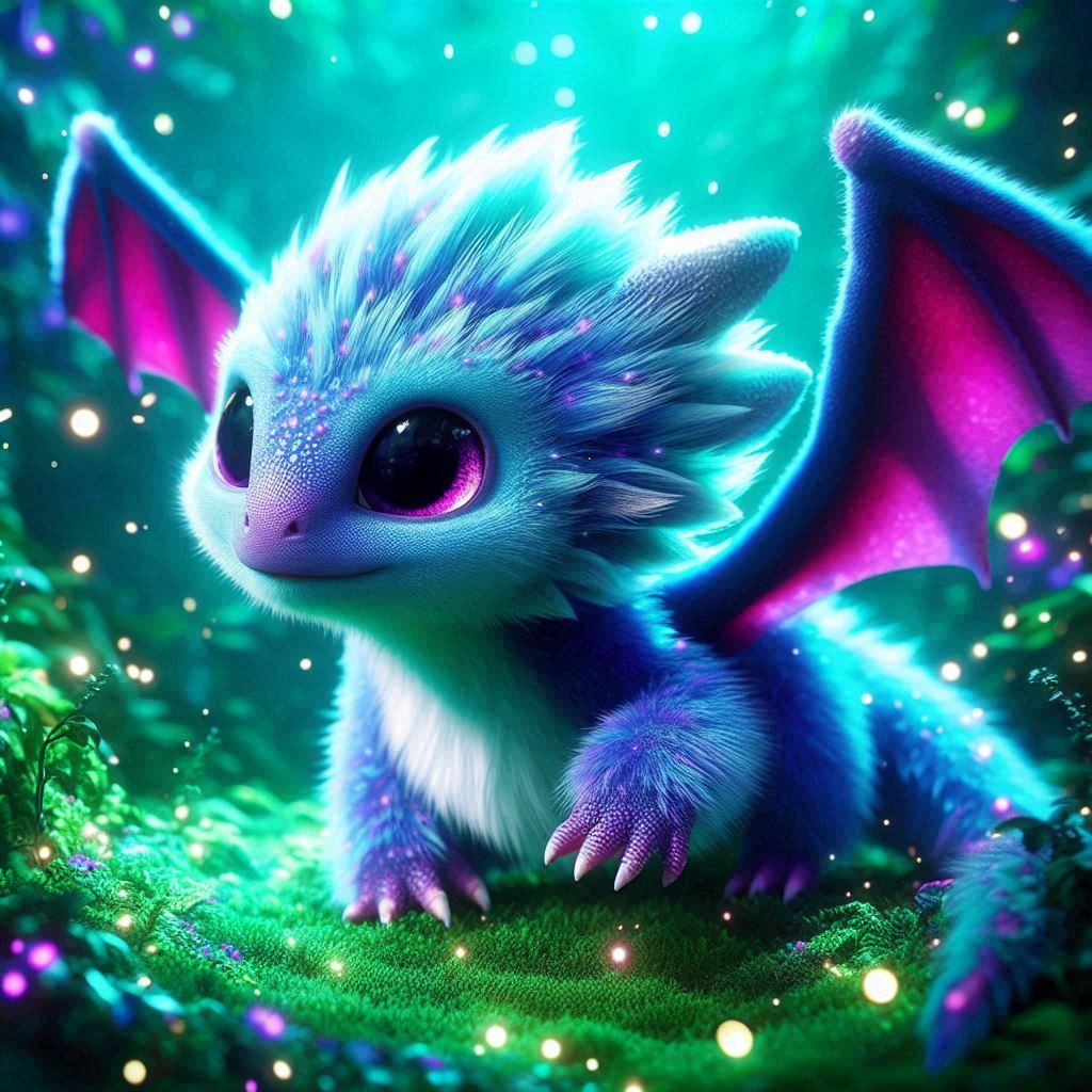 cute baby dragon.