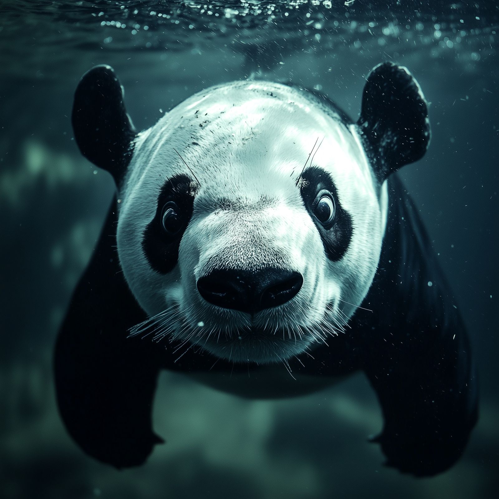 Shark Reimagined as Panda