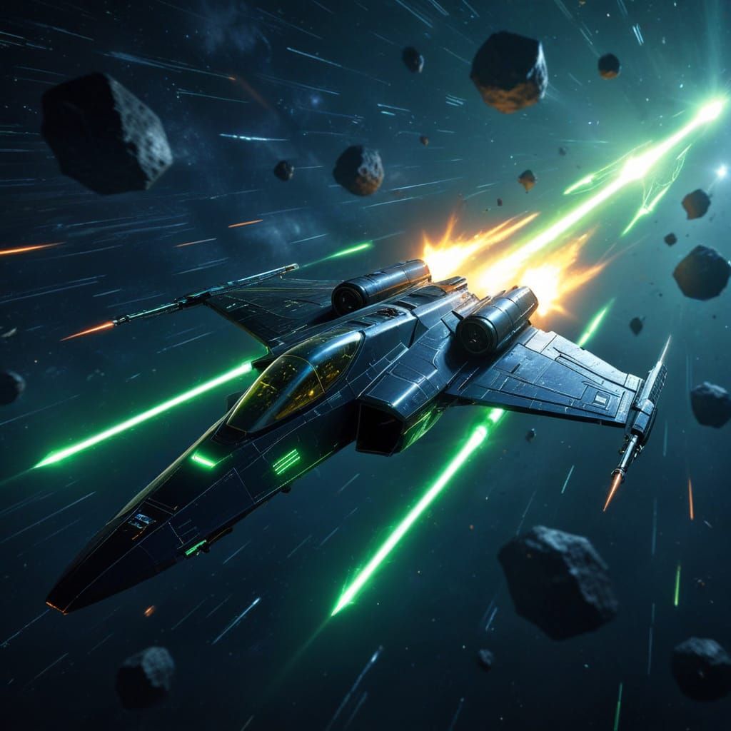 Blacktron Starfighter   by @Kazzok